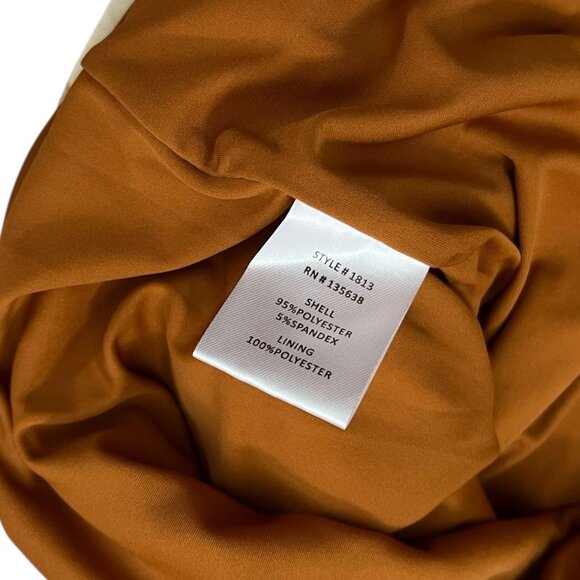 Hutch Floral Slim Midi Dress Brown 3X Romantic Brunch‎ Preppy Feminine Flounce - Picture 8 of 11